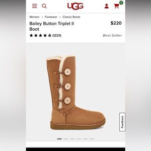 UGG Bailey Button Triplet